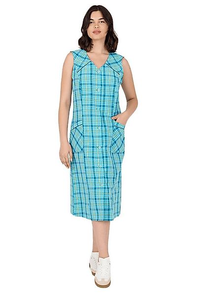 Phistan Tunikakleid Kittel aus garngefärbtem Stoff – Kariert günstig online kaufen