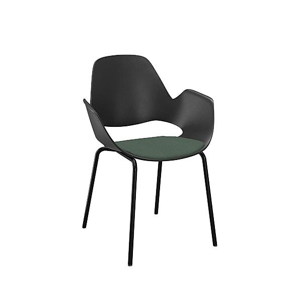 Aluminium-Stuhl FALK schwarz dunkelgrün günstig online kaufen