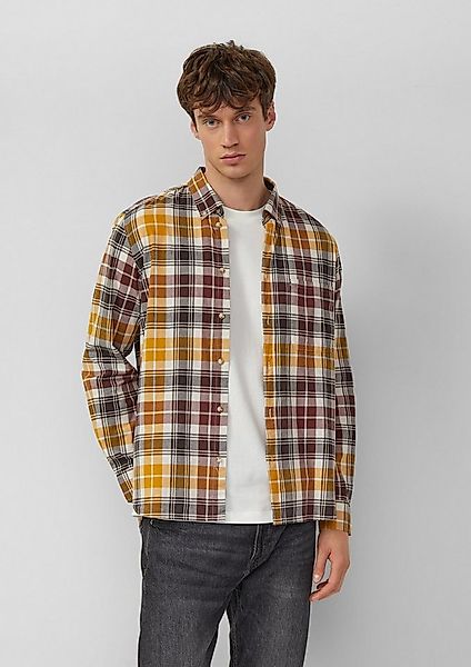 s.Oliver Langarmhemd Hemd Regular Fit: Elastisches Button-Down-Hemd mit Kar günstig online kaufen