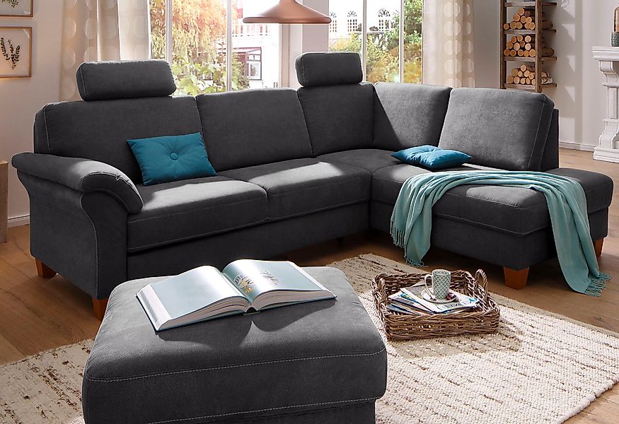 Home affaire Ecksofa Borkum L-Form, mit günstig online kaufen