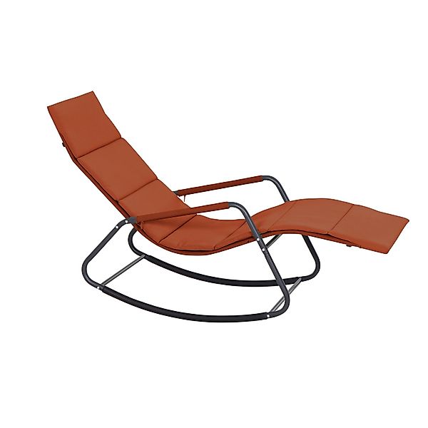 Siena Garden Schaukelliege Aliano 143 cm x 57 cm x 84 cm Rot günstig online kaufen