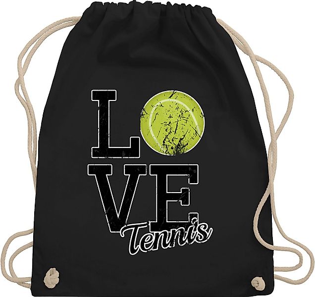 Shirtracer Turnbeutel Love Tennis, Tennis Zubehör günstig online kaufen