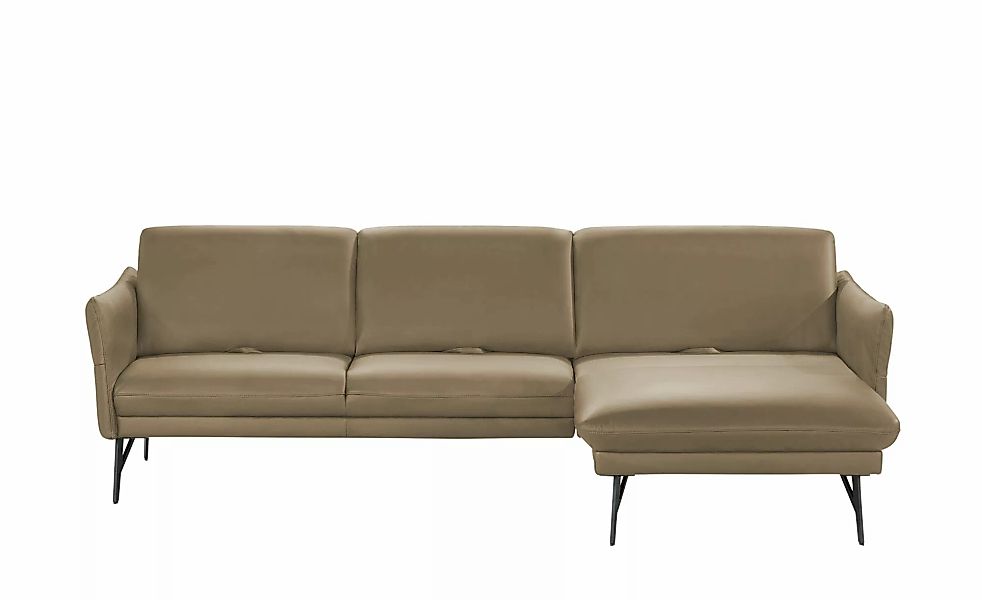 himolla Ecksofa Leder  1928 ¦ beige ¦ Maße (cm): B: 280 H: 83 T: 175.0 Pols günstig online kaufen