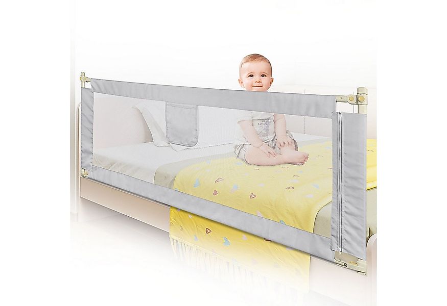 JEOBEST Bettschutzgitter Bettgitter für Kinder Baby Kinderbettgitter Rausfa günstig online kaufen