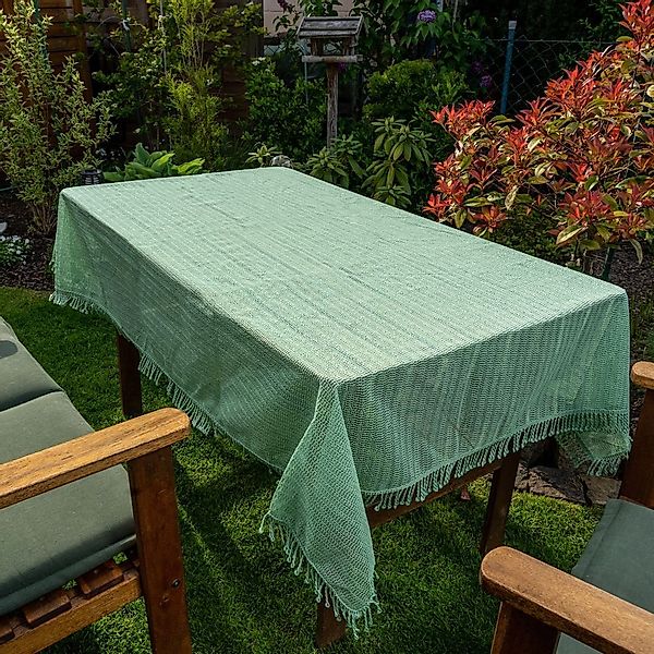laro Tischdecke Gartentischdecke Wetterfest Rutschfest Eckig günstig online kaufen