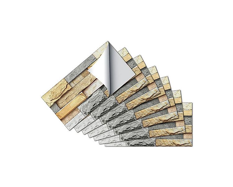 Coonoor Fliesenaufkleber Keramikfliesen Metro Fliesen Selbstklebend fliesen günstig online kaufen