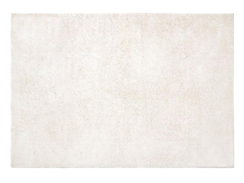 Hochflorteppich - 120 x 170 cm - Weiß - MILINIO günstig online kaufen