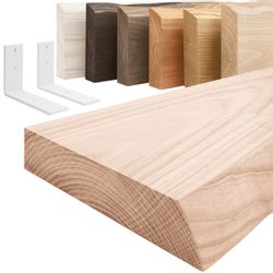 LAMO Manufaktur Wandregal Holz Baumkante Regal günstig online kaufen