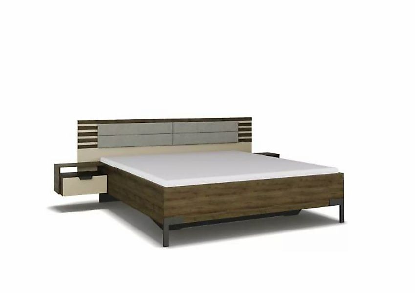 rauch Bettanlage "Bett Doppelbett Futonbett BAREA", mit Hängenachttischen u günstig online kaufen