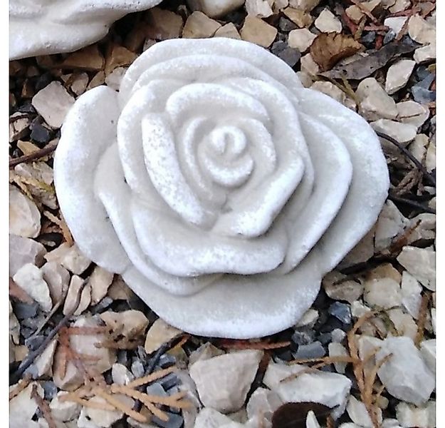 Radami Gartenfigur Stein Rose Rosenblüte Steinguss Gartendeko 10cm günstig online kaufen