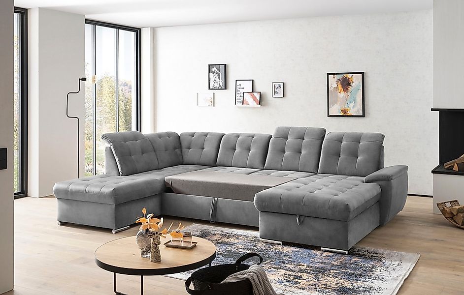 exxpo - sofa fashion Wohnlandschaft "Durango, aufwendige Sitz- und Rückenve günstig online kaufen