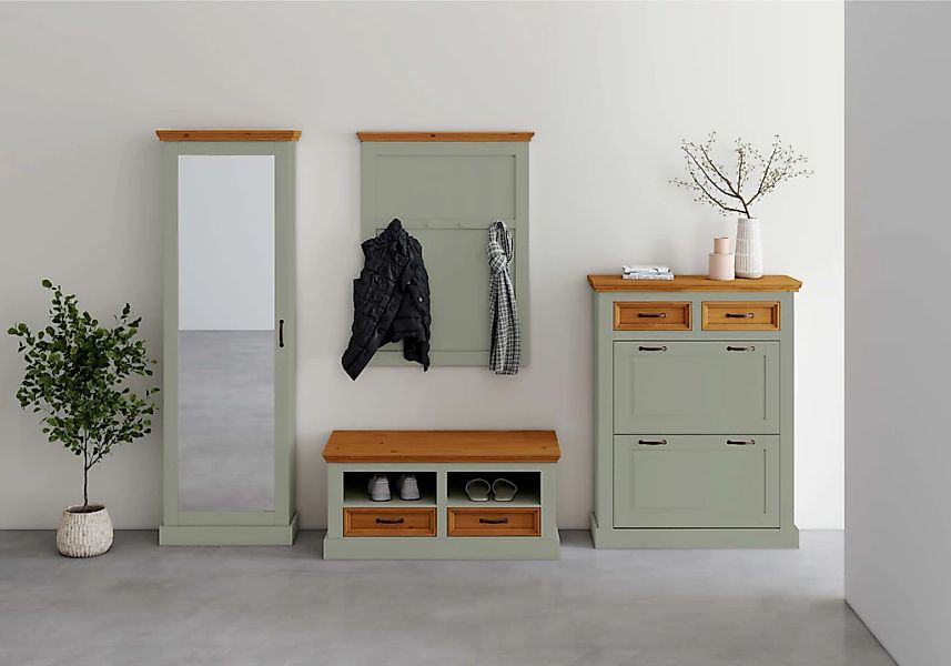 Home affaire Bank "Selma" mit Stauraum und 2 Schubkästen, Breite 100 cm günstig online kaufen