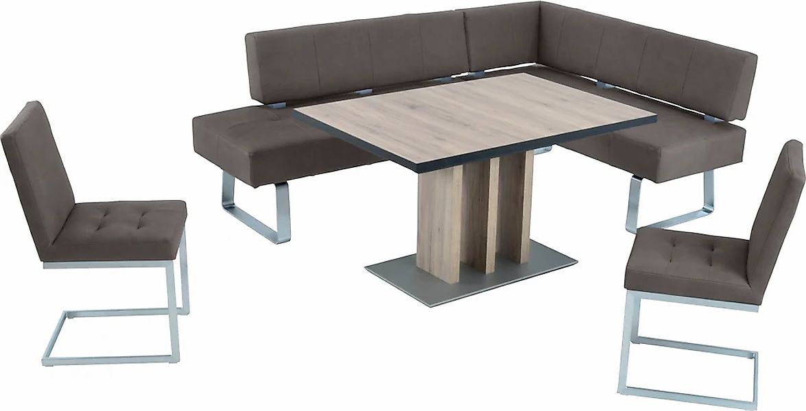 K+W Komfort & Wohnen Eckbankgruppe "Spider II" Set, 4 Stk. tlg. langer Sche günstig online kaufen