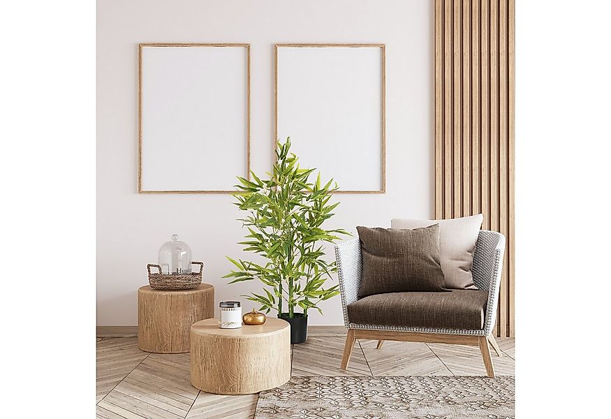 Kunstpflanze Künstliche Pflanze im Topf für den Innenbereich Bambus, HOMCOM günstig online kaufen