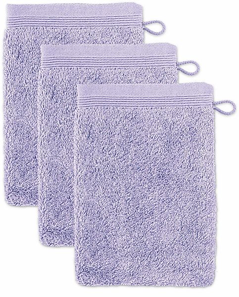 Möve Waschhandschuh "Superwuschel" Waschhandschuh Set mit Bordüre, 100% Pre günstig online kaufen