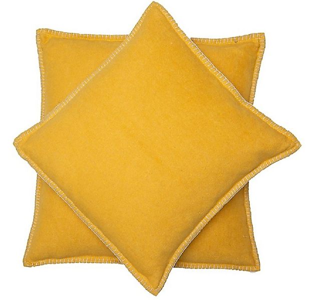 DAVID FUSSENEGGER Kissenbezug Kissenhülle Sylt 'Uni', Flanell günstig online kaufen