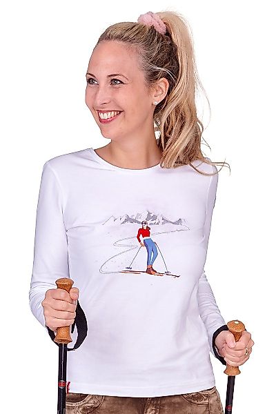 Almgwand Trachtenshirt Longsleeve Damen - SCHNAIDBERGALM günstig online kaufen