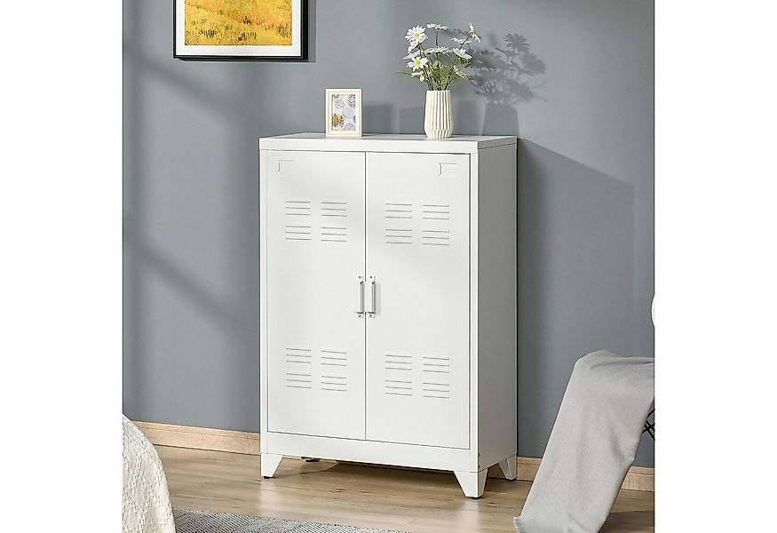 HOMCOM Aktenschrank Verstellbarer Einlegeboden (Büroschrank, 1-St., Aufbewa günstig online kaufen