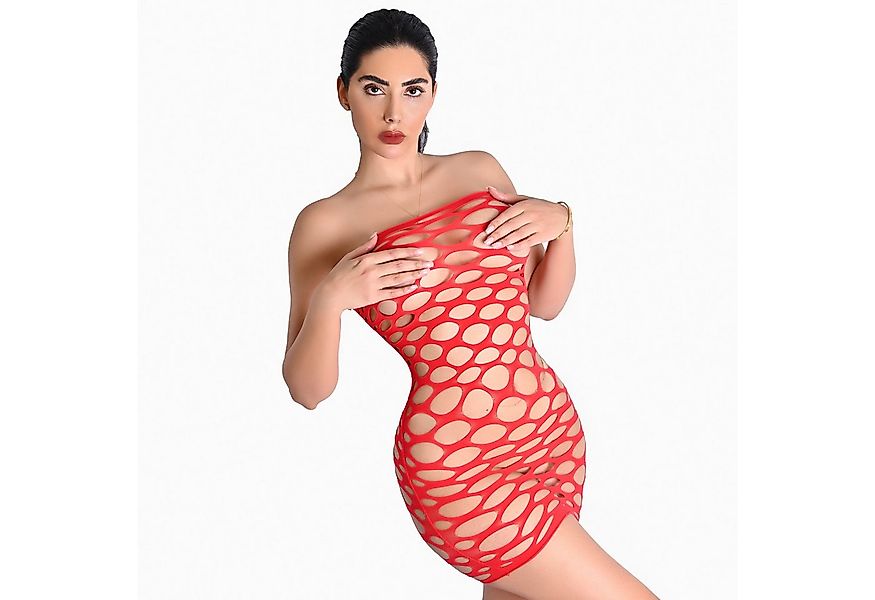 Elegant Love Netzkleid Nahtloses Damen Mesh-Minikleid – figurbetontes Desso günstig online kaufen