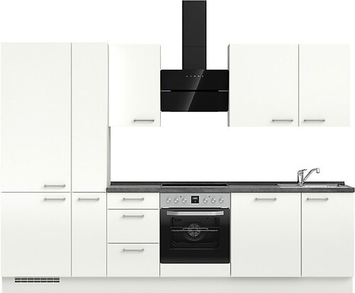 nobilia® Küchenzeile »"Laser II"«, vormontiert, Ausrichtung wählbar, Breite günstig online kaufen