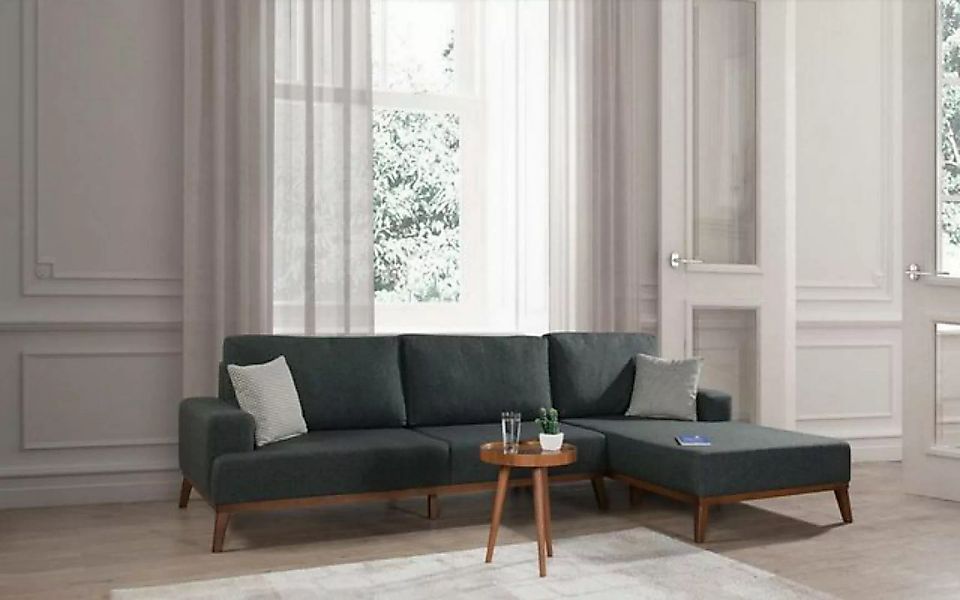 JVmoebel Ecksofa, Ecksofa L-Form Garnitur Textil Sitz Wohnzimmer Polstermöb günstig online kaufen