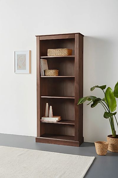 OTTO home Bücherregal "Liotta" mit 4 verstellbare Einlegeböden, aus massive günstig online kaufen