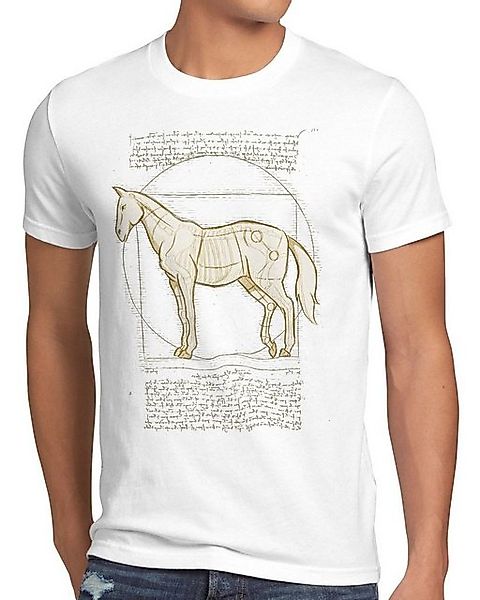 style3 T-Shirt Vitruvianisches Pferd stute hengst pony reiten reiterhof foh günstig online kaufen