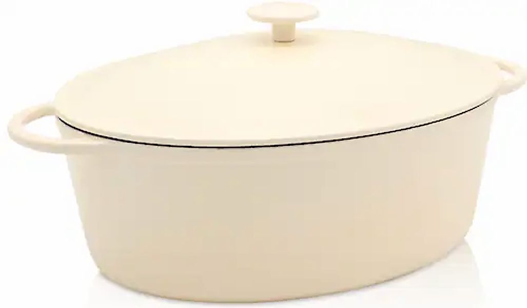 Krüger Bräter »Eisenguss Gansbräter mit Deckel SAVANNA, 34 x 27 x 12,5 cm« günstig online kaufen