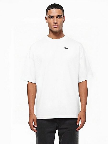 trueprodigy Oversize-Shirt Nika Logostickerei Rundhals dicker Stoff günstig online kaufen