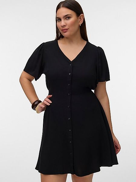 Vero Moda Curve Minikleid VMCALBA SS SHORT DRESS WVN NOOS CUR Viskose, regu günstig online kaufen