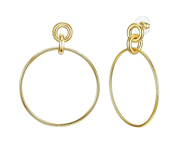 Lulu & Jane Paar Ohrstecker gelbgold, Metall-Legierung günstig online kaufen