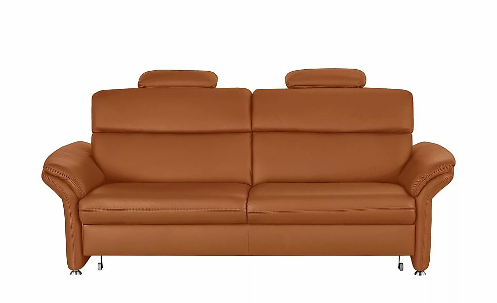 meinSofa Einzelsofa Leder Manon ¦ orange ¦ Maße (cm): B: 228 H: 94 T: 92.0 günstig online kaufen