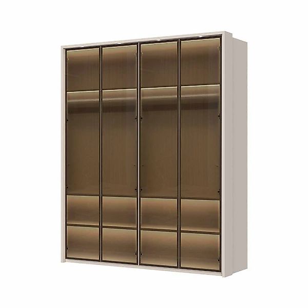 OTTO home Drehtürenschrank "Opera Parsol-Glastüren, LED-Glasbodenbeleuchtun günstig online kaufen