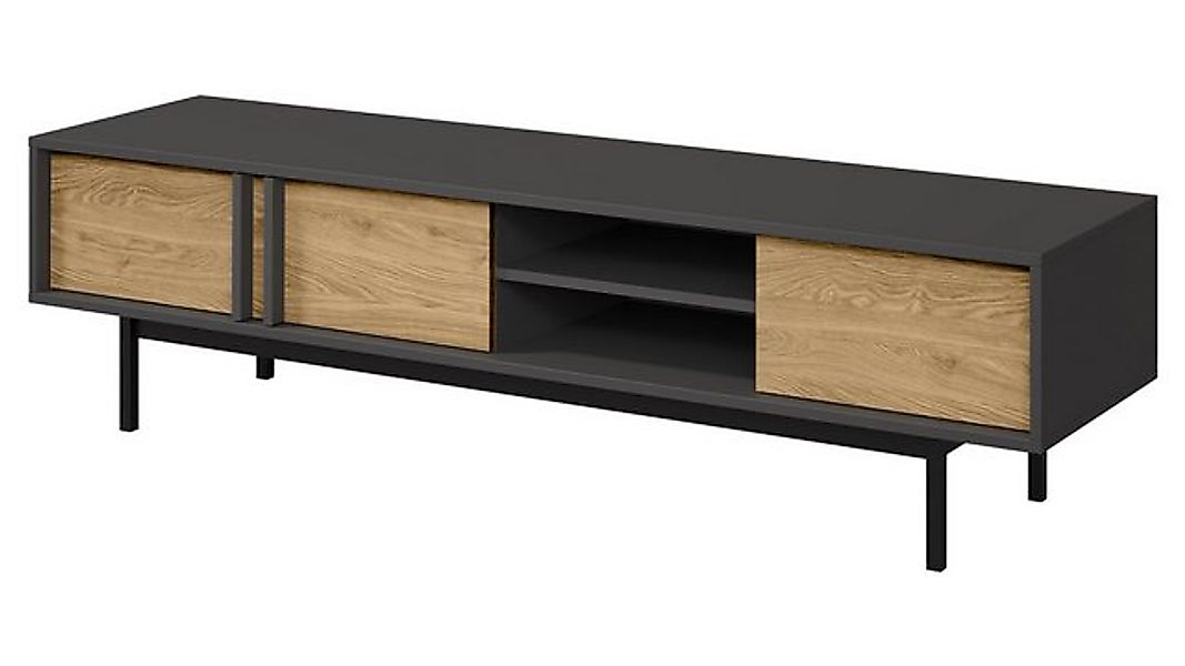 MIRJAN24 TV-Schrank Alsy 3D AL09 (mit drei Drehtüren) 163x43x43 cm, Unterge günstig online kaufen
