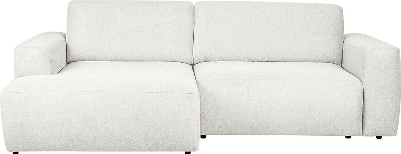 Home affaire Schlafsofa "Noord Schlafecksofa, Breite 250 cm" Cord, Struktur günstig online kaufen