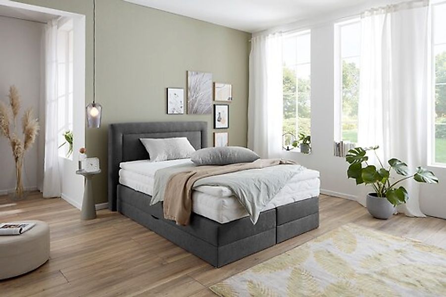 Westfalia Schlafkomfort Boxspringbett wahlweise mit Bettkasten und Topper günstig online kaufen