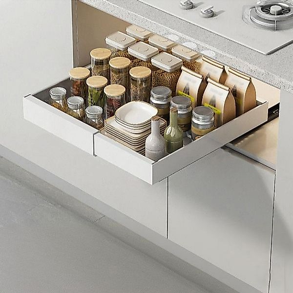 GarveeMore Küchenorganizer-Set 32-52CM Expandierbarer Ausziehbarer Schrank günstig online kaufen