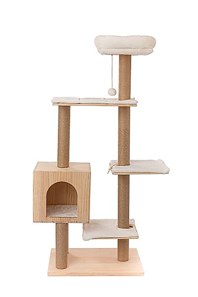 RAIKOU Kratzbaum Kratzmöbel, Katzenspielzeug, Kratzsäulen Höhe günstig online kaufen