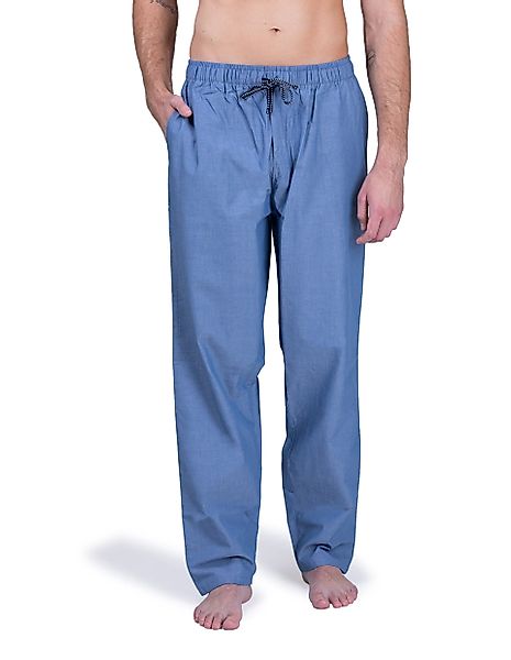 Moonline Schlafhose Herren Webhose Freizeithose Loungewear günstig online kaufen