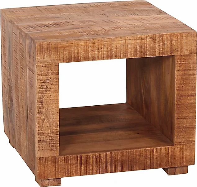 Möbilia Couchtisch "Titlis" Beistelltisch aus Mangoholz günstig online kaufen