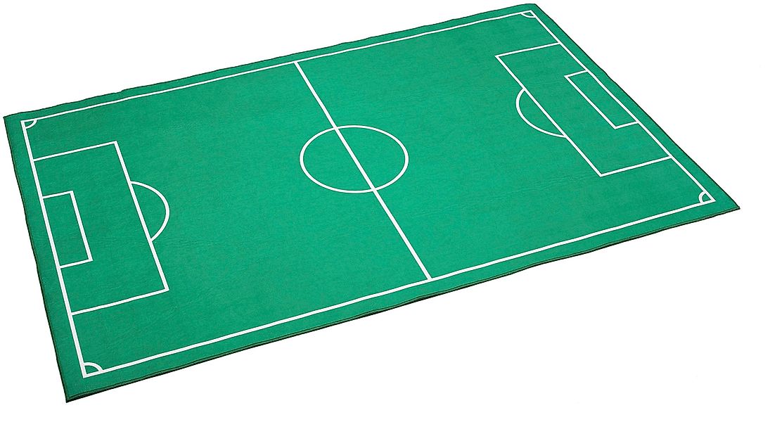 Böing Carpet Kinderteppich »Fußballfeld«, rechteckig, 4 mm Höhe, Spiel-Tepp günstig online kaufen