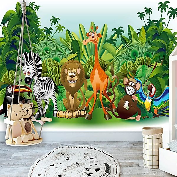 Selbstklebende Fototapete - Jungle Animals günstig online kaufen