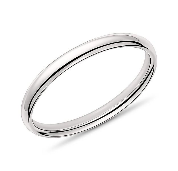 JEWLIX Goldring Minimalistischer Ring aus 585er Weißgold -2 mm Breit ER0005 günstig online kaufen