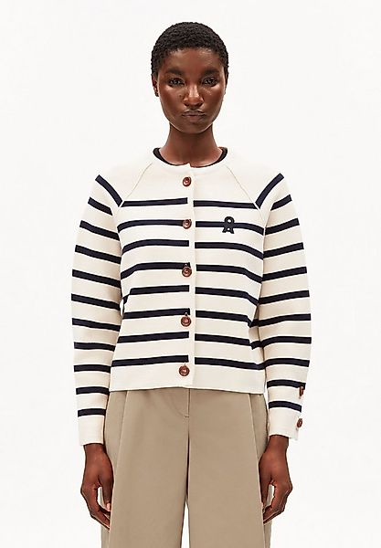 Armedangels Cardigan PLACED STRIPE Cardigan aus Bio-Baumwolle (Loose Fit) günstig online kaufen