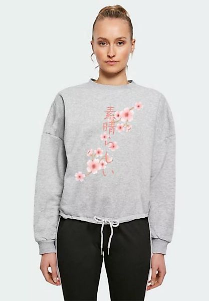 F4NT4STIC Sweatshirt Kirschblüten Asien Print günstig online kaufen