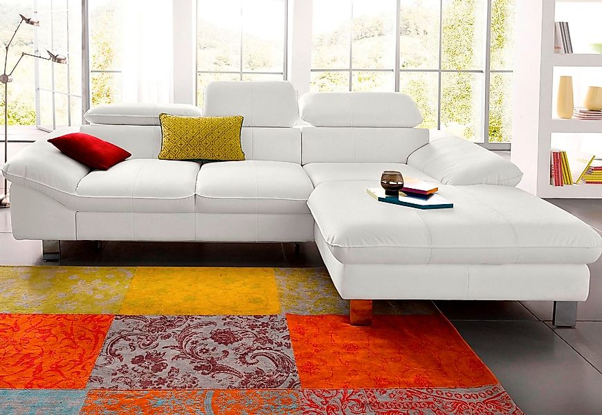 COTTA Ecksofa "Driver L-Form" mit Kopfteilverstellung, wahlweise mit Bettfu günstig online kaufen