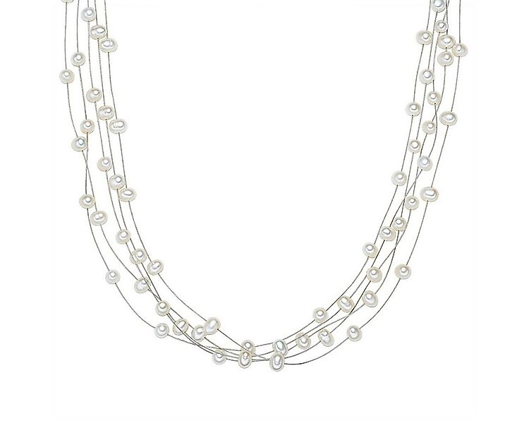 Valero Pearls Perlenkette silber, aus Sterling Silber günstig online kaufen