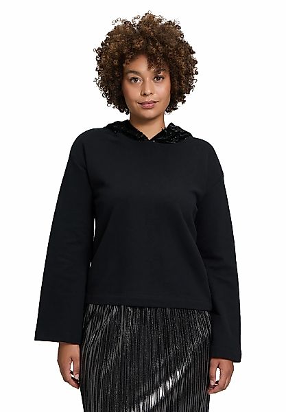 Cartoon Sweatshirt "Damen mit Print", Placement günstig online kaufen