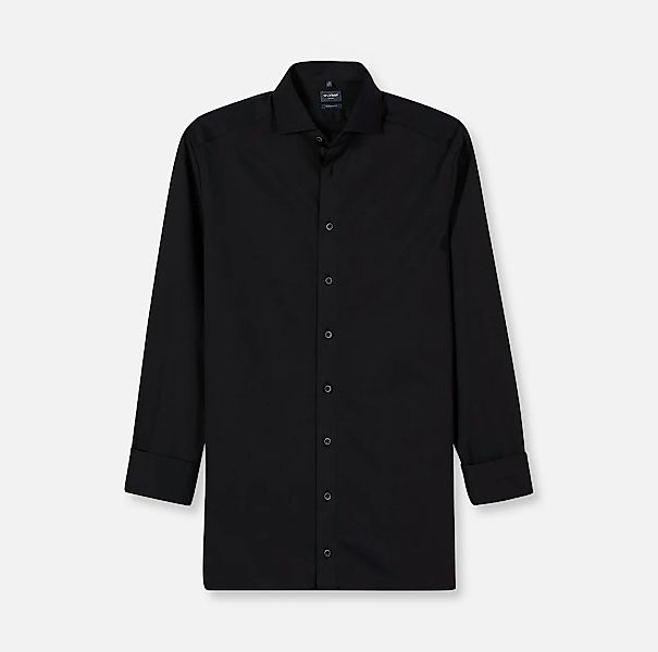 OLYMP Langarmhemd "Luxor" Businesshemd, unifarben, modern fit, Royal-Kentkr günstig online kaufen