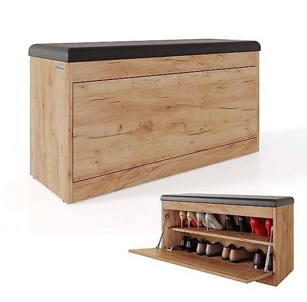 Platan Room Schuhschrank Schuhregal mit Sitzkissen, günstig online kaufen